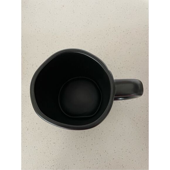 Rae Dunn Trick Treat Mug 16oz Black‎ Orange Halloween Double Sided Coffee Cup - Picture 3 of 4